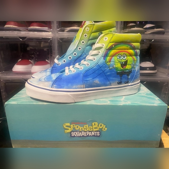 Vans Chuck Taylor Hi SpongeBob SquarePants Size 10.5 - Picture 1 of 7